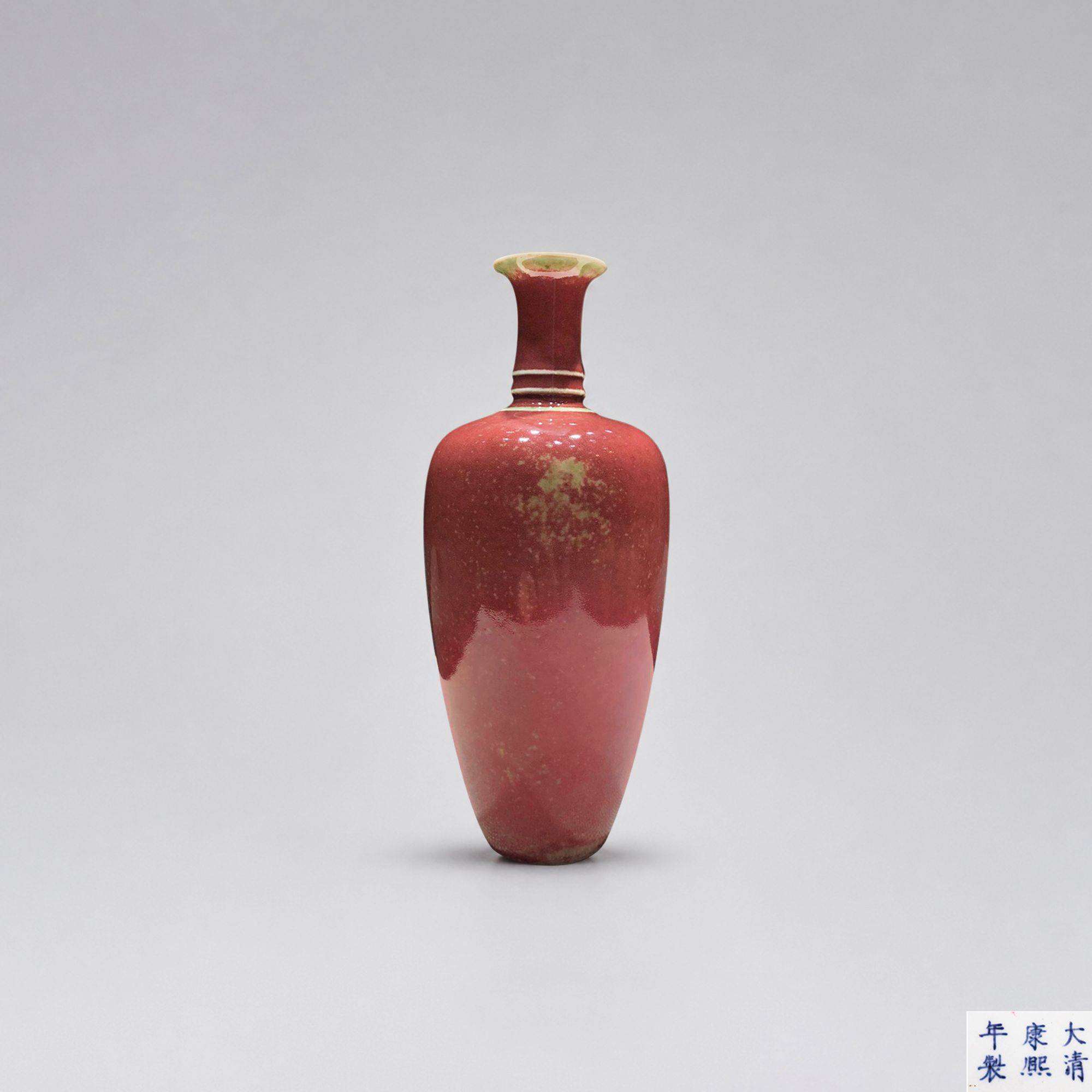 青花纏枝西番蓮紋玉壺春瓶| 藏品詳情